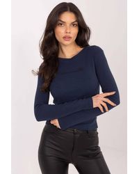 Love Lace - Casual Fitted Cotton Long Sleeve Blouse - Lyst