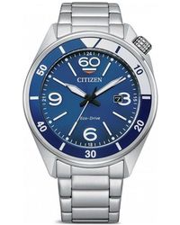 Citizen - Eco-drive Bracelet Wr100 Stainless Steel Classic Watch - Aw1711-87l - Lyst