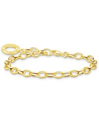 THOMAS SABO Jewellery - Charm Club Charm Sterling Silver Bracelet - X0031-413-39-l19.5 - Lyst