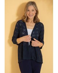 Anna Rose - Jersey Eyelet Jersey Cover Up - Lyst