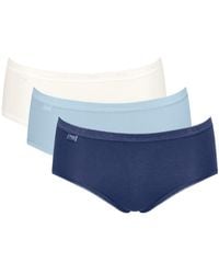 Sloggi - Basic+ Midi 3 Pack Briefs - Lyst