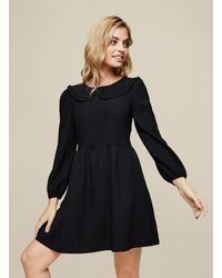 Dorothy Perkins - Dp Petite Black Fit And Flare Dress - Lyst