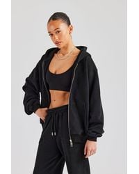 CERNUCCI - Oversized Zip Through Hoodie - Lyst