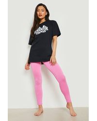 Boohoo - Stranger Thing License Pyjama T-shirt & Legging Set - Lyst