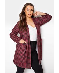 Yours - Long Sleeve Printed Blazer - Lyst