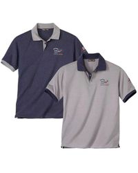 Atlas For Men - Polo Shirt Pack Of 2 - Lyst