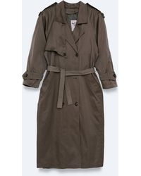 Nasty Gal - Vintage Belted Trench Coat - Lyst