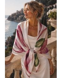 Lemon Daisy Accessories - Cassie Wedding Guest Summer Scarf Shawl - Lyst