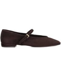 Dune - Wide Fit 'Hearthrob' Suede Ballet Pumps - Lyst
