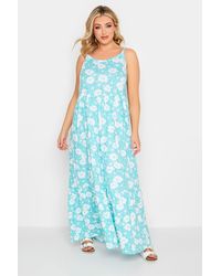 Yours - Tiered Maxi Sundress - Lyst