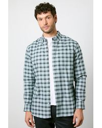 MAINE - Light Textured Stretch Long Sleeve Shirt - Lyst