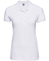 Russell - Stretch Short Sleeve Polo Shirt - Lyst