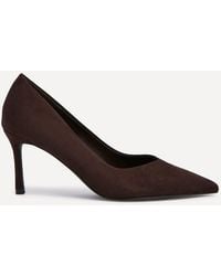 Linzi - Classic Faux Suede Court Heels - Lyst
