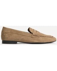 Linzi - Bree Suede Leather Penny Loafer - Lyst