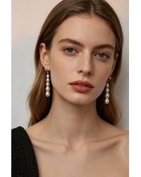 Lovii - Lumea Freshwater Pearl Drop Earrings S925 Studs - Lyst