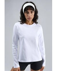 Busem - Long Sleeve Crew Neck Basic Blouse - Lyst