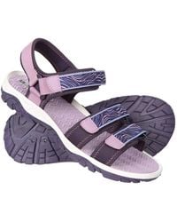 Mountain Warehouse - 'Reef' Lightweight Quick Dry 3-Strap Neoprene Lined Textile Sandals - Lyst