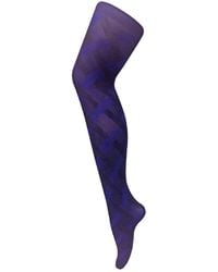 Sock Snob - 1 Pack Coloured 80 Denier Opaque Patterned Soft Tights - Lyst
