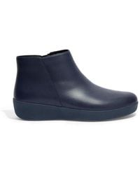 Fitflop - Sumi Leather Ankle Boots - Lyst