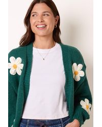 Blue Vanilla - Long Sleeve V-Neck Cardigan - Lyst