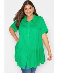 Yours - Tiered Smock Shirt - Lyst