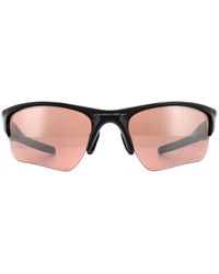 Oakley - Wrap Polished Black Prizm Dark Golf Sunglasses - Lyst