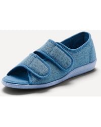 DAMART - Touch-Fasten Shoe Textile Upper, Regular Fit, Open Toe - Lyst