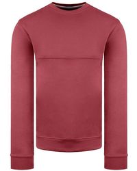 Weekend Offender - Long Sleeve Crew Neck Asmara Oxblood Sweater - Lyst