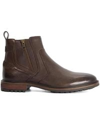 Dune - 'Scouter' Leather Smart Boots - Lyst