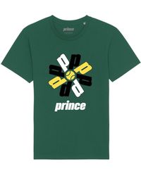 Prince - Topspin T-shirt Bottle Green Short Sleeve Crew Neck Tee - Lyst