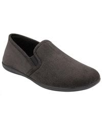 Lotus - 'Peter' Textile Full Slippers - Lyst