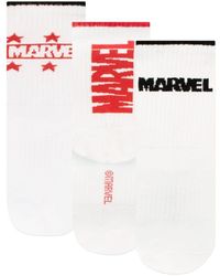 Marvel - Logo Sport Socks 3 Pack - Lyst
