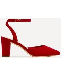 Linzi - Carrie Faux Suede Court Heels - Lyst
