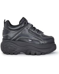 Buffalo - 1339-14 Platform Chunky Lace-Up Sneakers Vegan Box Leather - Lyst
