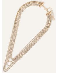 Accessorize - Layered Crystal Cupchain Necklace - Lyst