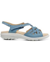 Hotter - Wide Fit 'maisie Ii' Classic Flat Sandals - Lyst