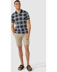 Red Herring - Large Check Print Polo - Lyst