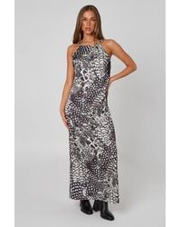 Urban Bliss - Animal High Neck Dress - Lyst