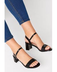 Yours - Wide Fit Two Part Block Heels - Lyst