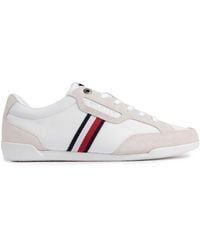 Tommy Hilfiger - Core Corporate Leather Trainers - Lyst