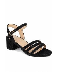 Spot on - Multi Strap Block Heel Sandals - Lyst
