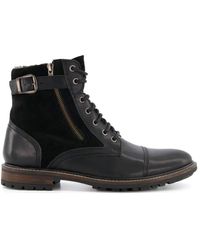 Dune - 'cloverfield' Leather Casual Boots - Lyst