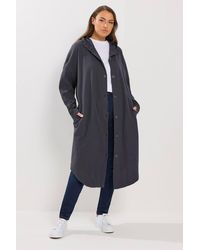 Yours - Hooded Maxi Jacket - Lyst