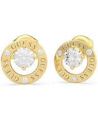 Guess - All Around You Stainless Steel Earrings - Ube20135 - Lyst