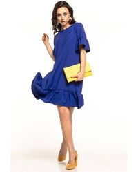 Love Lace - Summer Mini Dress Short Sleeves Bow Frill - Lyst