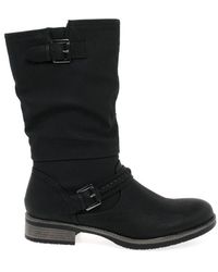Rieker - 'Estella' Calf Length Slouch Boots - Lyst