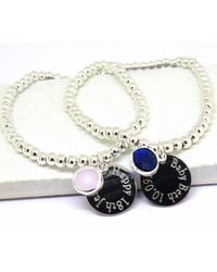 Aye Do Gifts - Personalised Edge Birthstone Beaded Bracelet - Lyst