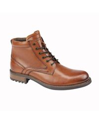 Roamers - Elgin Leather Ankle Boots - Lyst