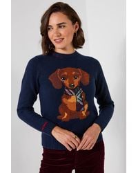 Joe Browns - Trixie Embroidered Sausage Dog Jumper - Lyst