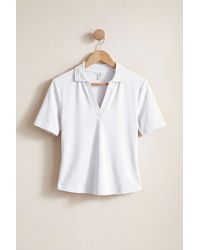 Enorsia - V-Neck Polo Shirt - Lyst